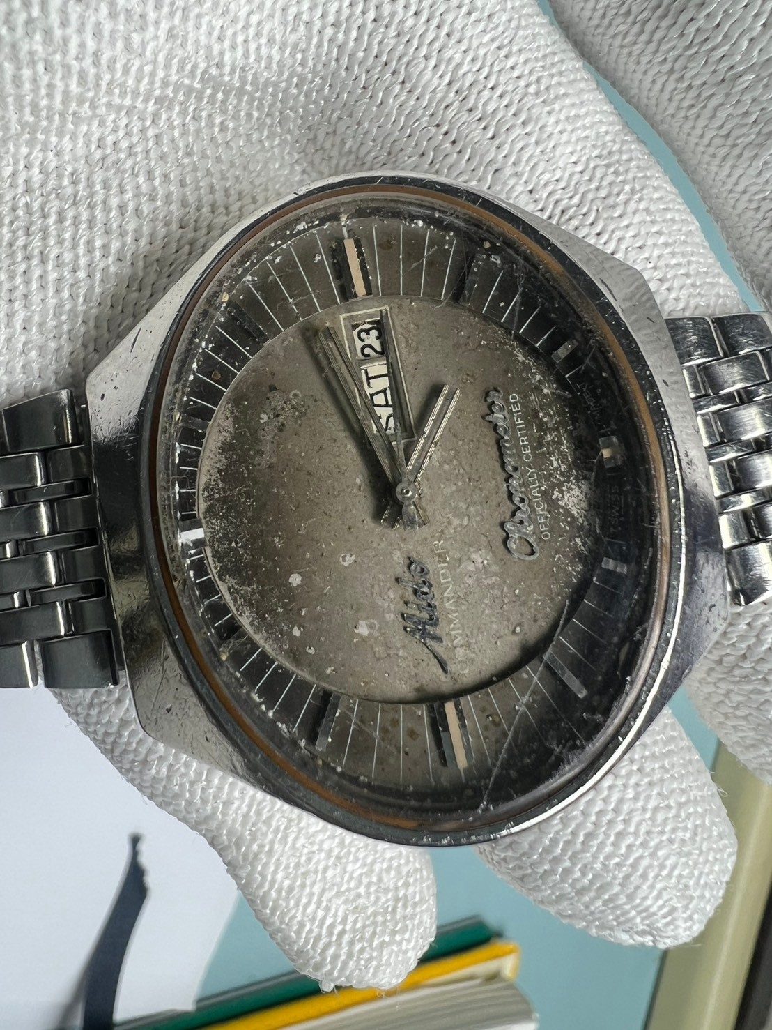 3. Mido chronometer commander 40 mm cal 2789 running