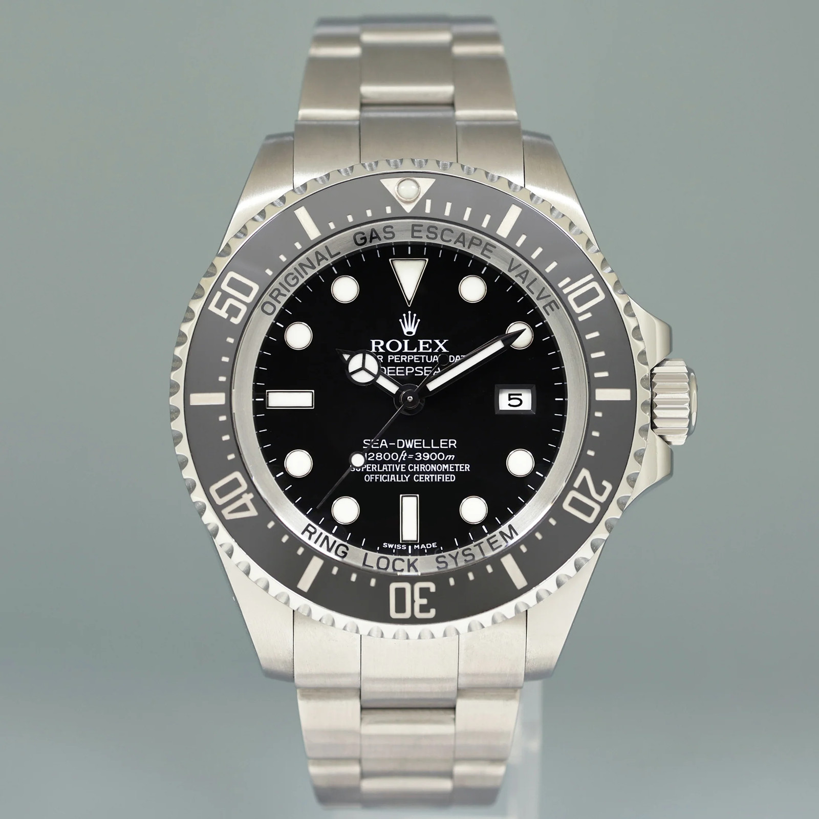 2016 MINT Rolex Sea-Dweller DEEPSEA 116660 Steel 44mm Black Ceramic Watch Box