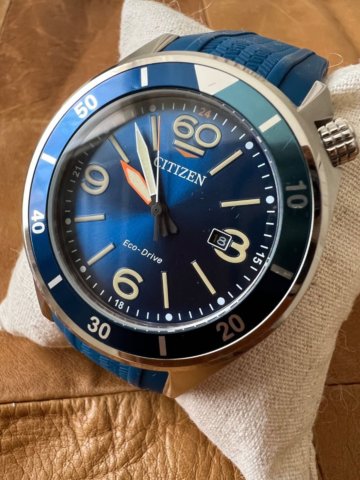 Excellent Condition Citizen Eco Drive AW1719 Eco Drive Men’s Watch Working