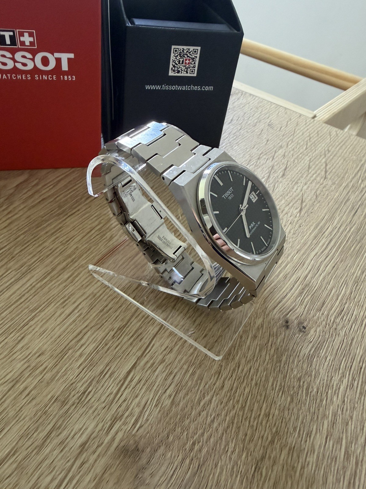 Tissot PRX Automatic Watch Dark Green 40mm Swiss made Unisex