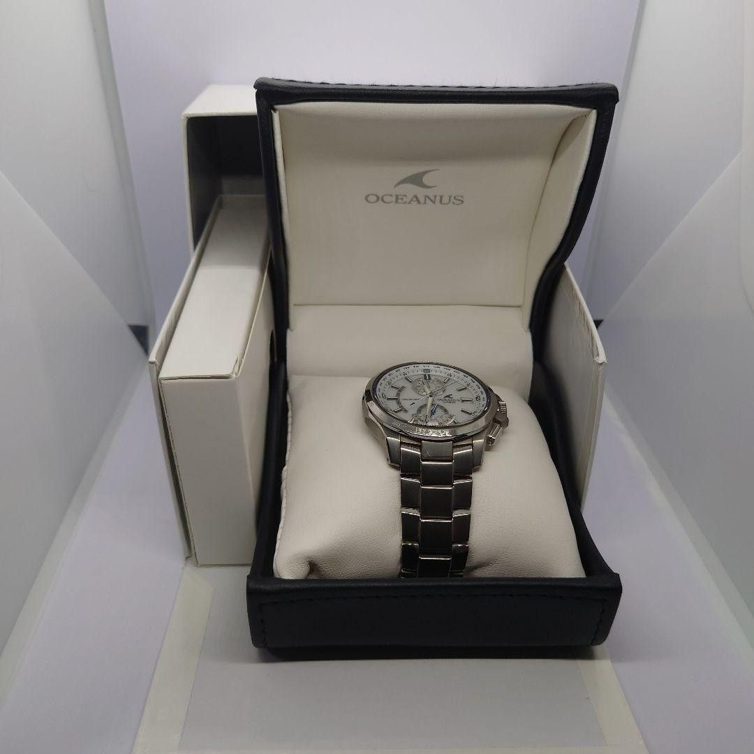[B1P] CASIO Oceanus OCW T1000 Titanium White Radio Solar Watch [w3x]