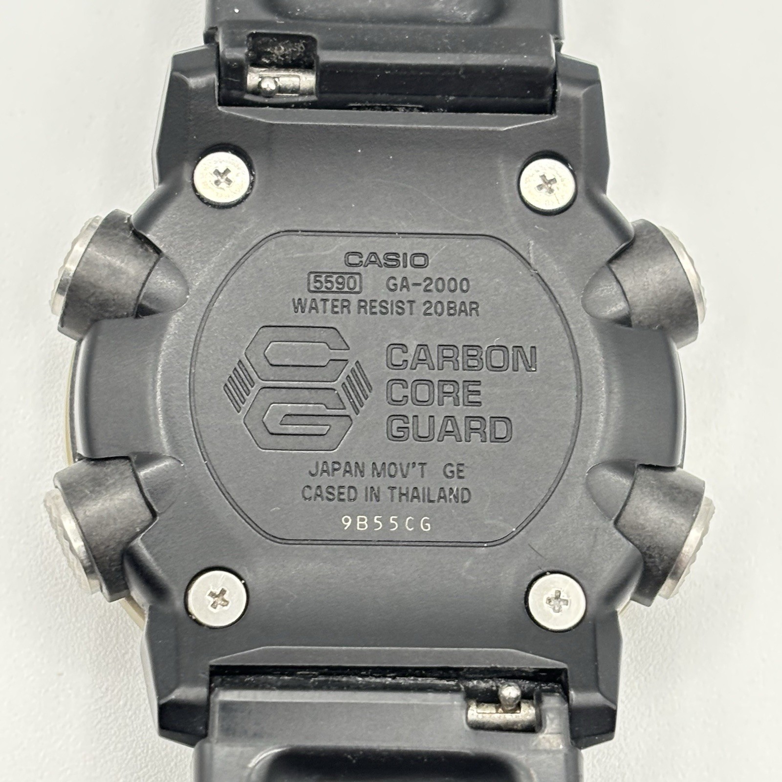 Casio G-Shock Olive Khaki Carbon Core Guard Analog-Digital Watch GA-2000-5A