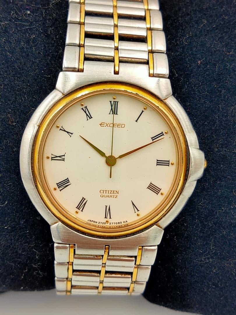 Citizen EXCEED 2730-274032 Y Two-Tone Quartz Dead battery | Japan