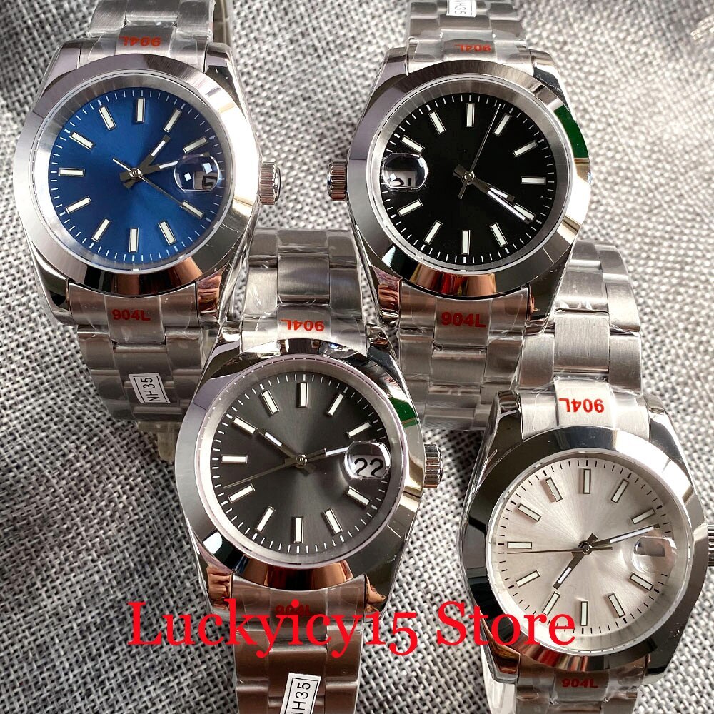 BLIGER 36MM/39MM Dress Blue/Black/white/Grey Sunburst Dial Japan NH35A Automatic