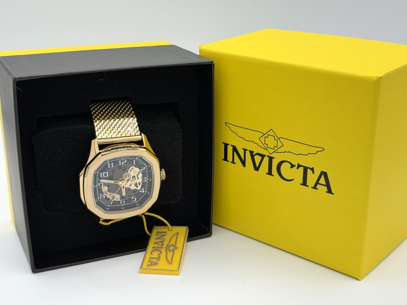 Invicta S1 Rally Diablo Men’s Watch – 45.5mm, Gold (48441) New