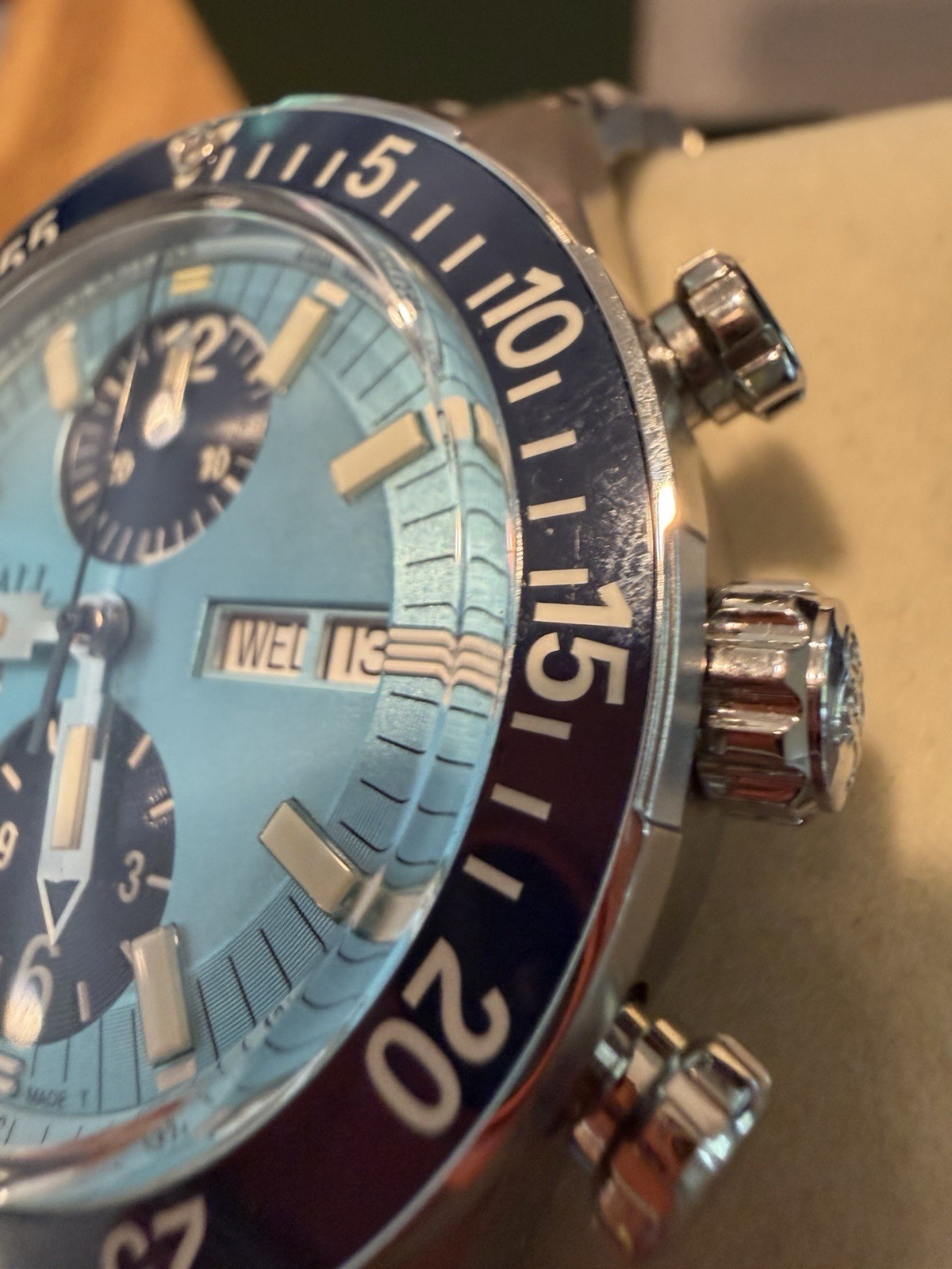 Ball Engineer Hydrocarbon Chronograph CM2198C Blue Dial Titanium Full Kit LE