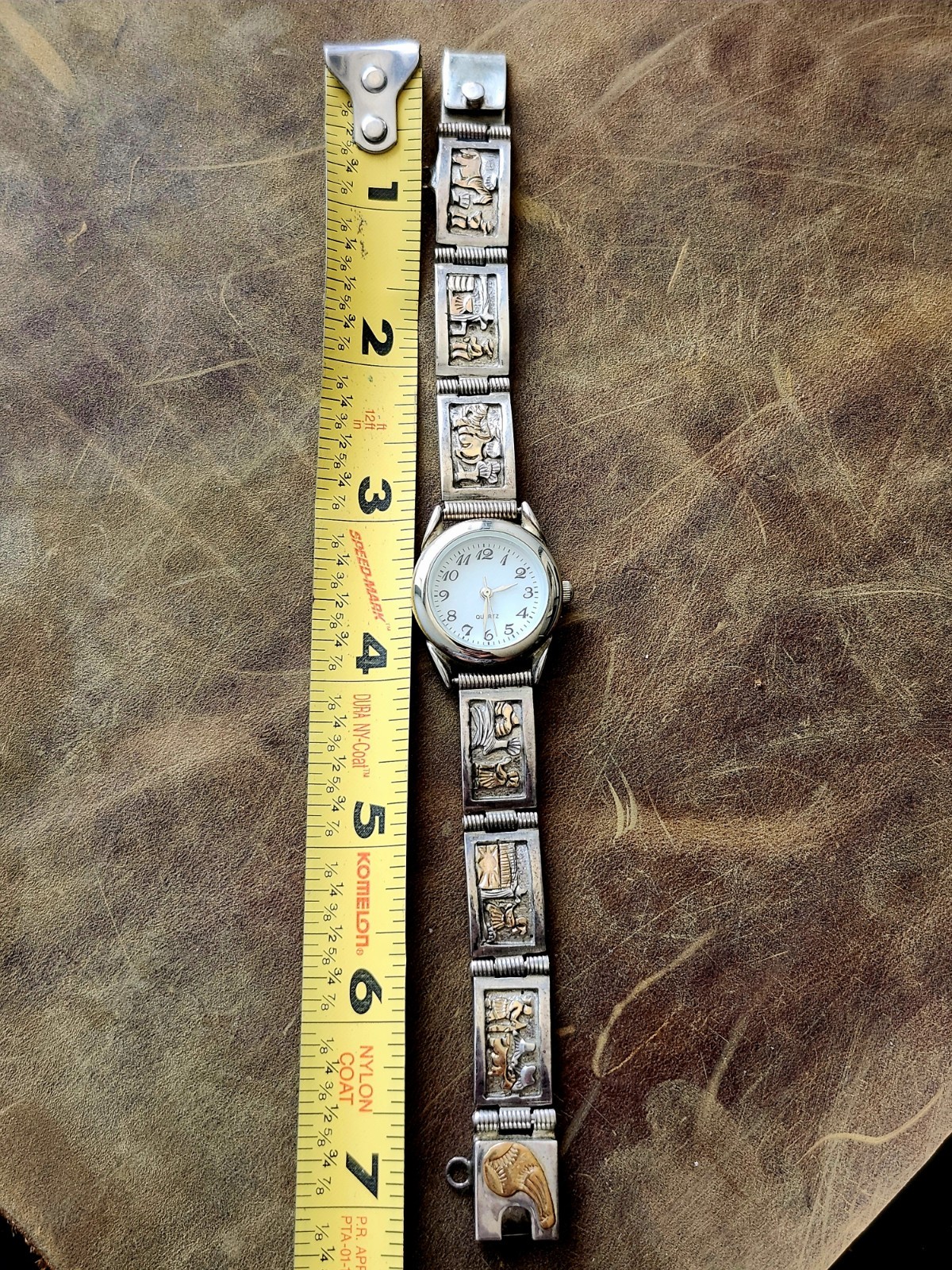 Beautiful Native Sterling Silver Ladies Quartz Watch
