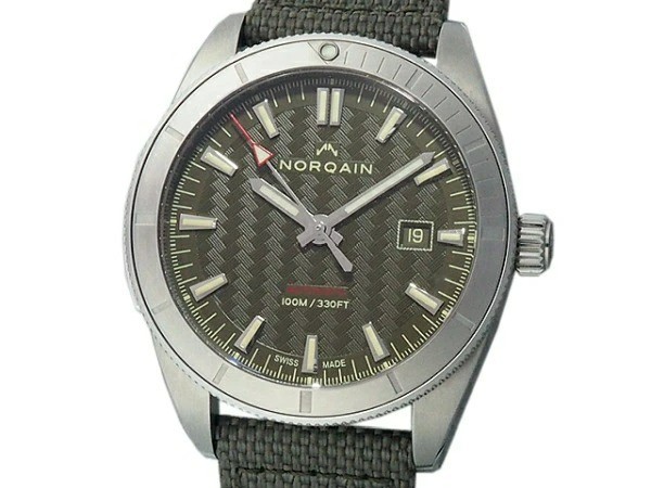 NORQAIN Adventure Sports Auto N1000S01A/K101/10KC.20S Khaki Green 42mm Date Men’