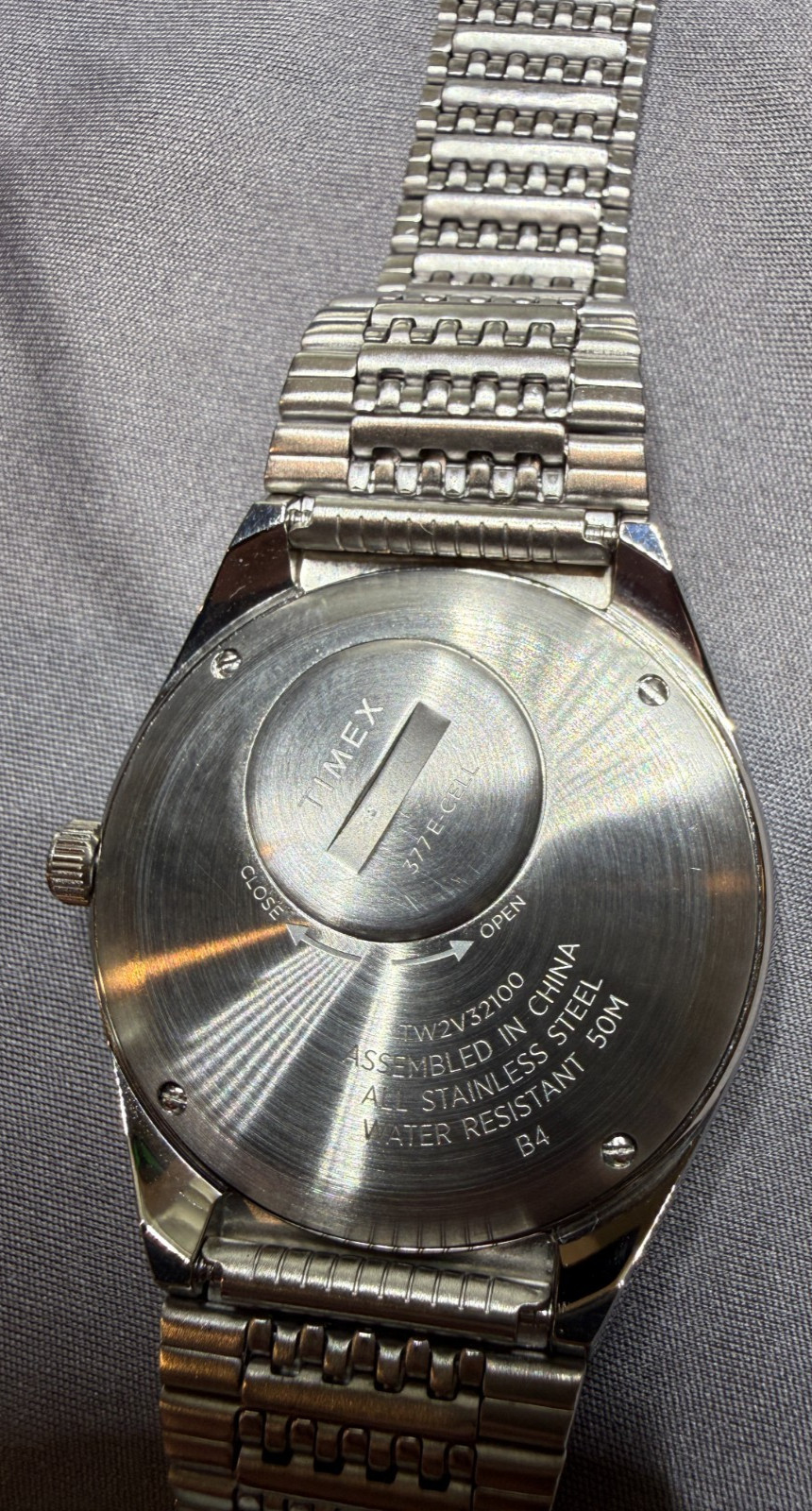 Timex Q Timex Reissue Quartz Blue Dial Pepsi Bezel Watch TW2T80700ZV