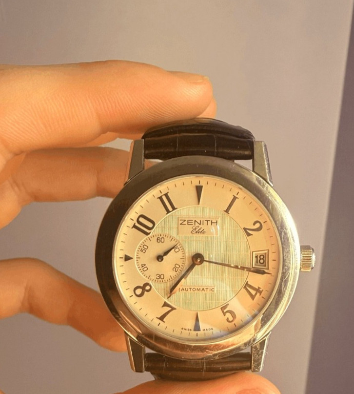 AUTHENTIC ZENITH PORT ROYAL V ELITE AUTOMATIC 01/02.0451.680 ZENITH 20-495 STRAP