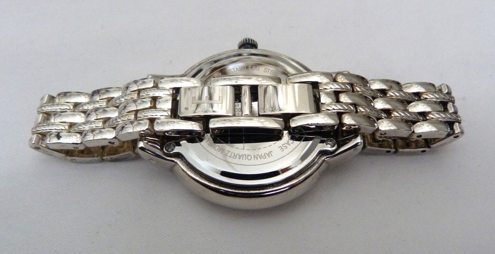 ECCLISSI SOLID STERLING SILVER TURQUOISE DIAL #33820 SR626SW ADJUSTABLE WATCH