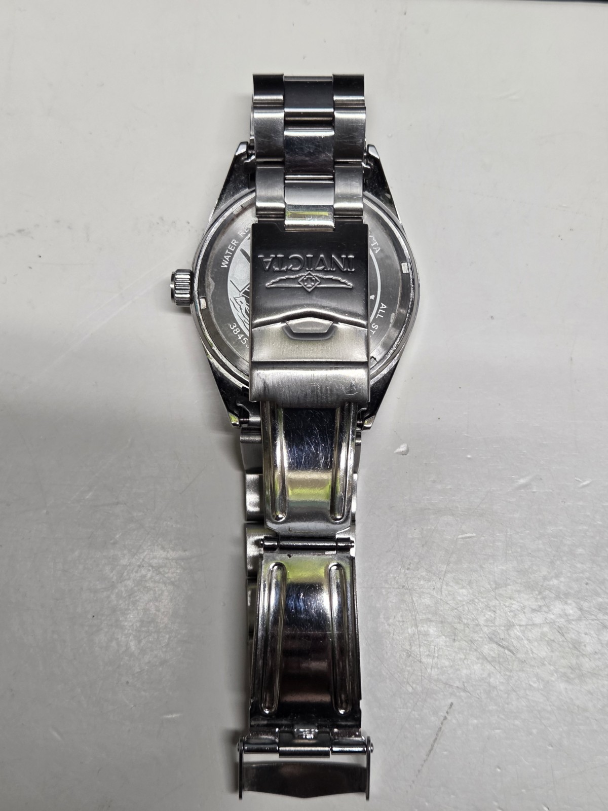 Invicta Wildcat Men’s Yellow Dial Quartz Date 38mm SS Bracelet 100m