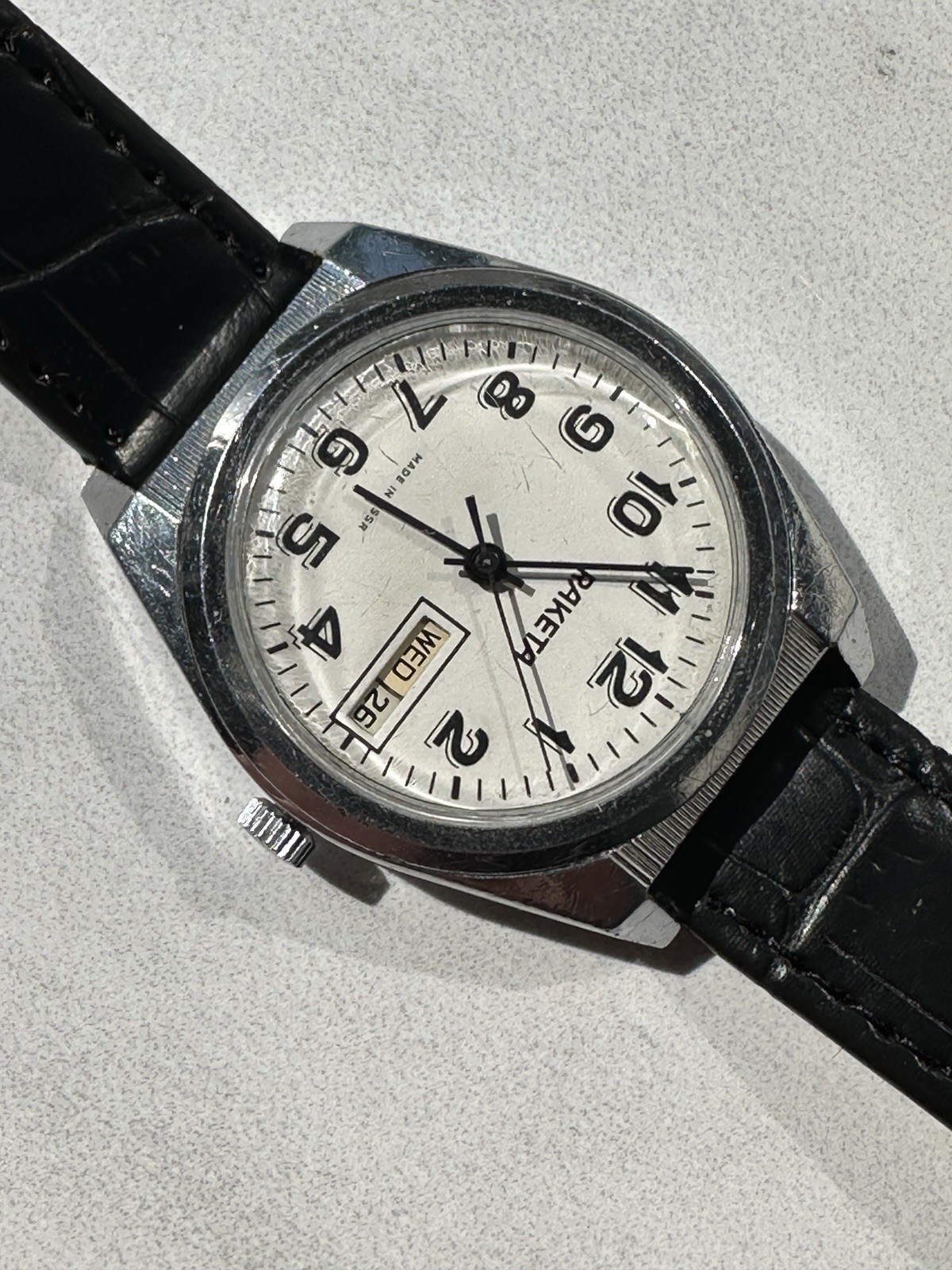 Vintage Soviet men’s mechanical watch RAKETA “Rolex” Cal 2628 H. USSR.
