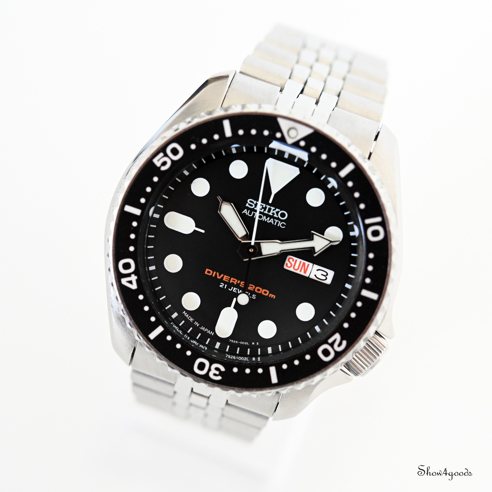 Seiko SKX007J Japan 7S26-0020 JDM 21 Jewels Rare Calendar Eng-Roman SET 2012