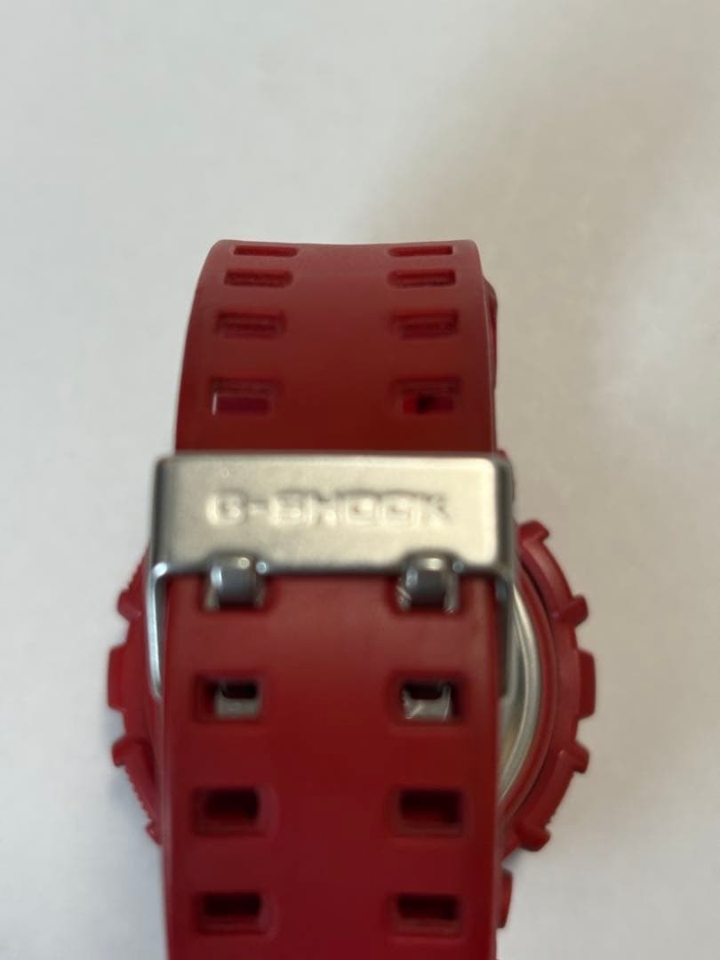 CASIO G-SHOCK Digital-Analog Watch, Red GA-110AC