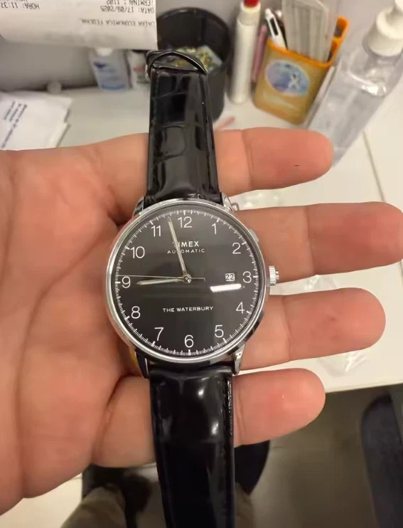 TIMEX Watch Men Automatic Mechanical Fashion Sports Waterproof Leather Strap