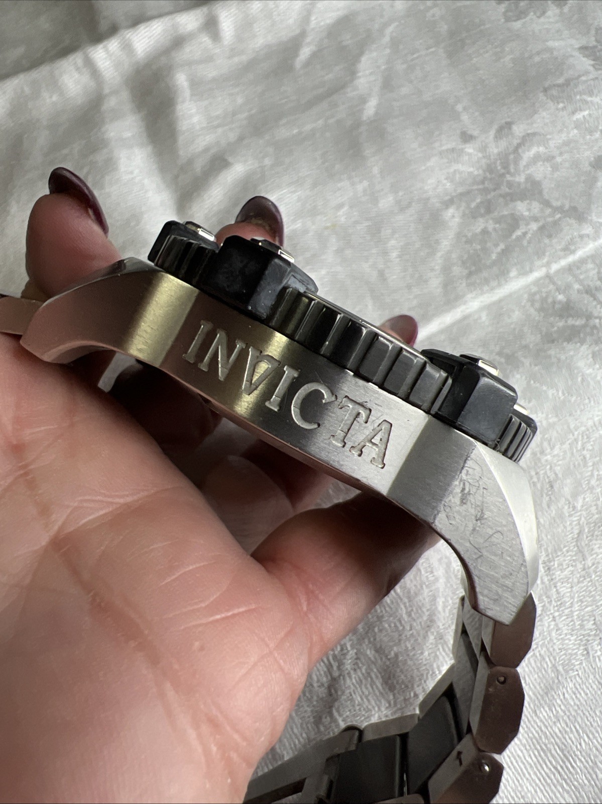 2 PC Invicta Watch Parts Repair Lot Reserve Venom Swiss Made Flame Fusion
