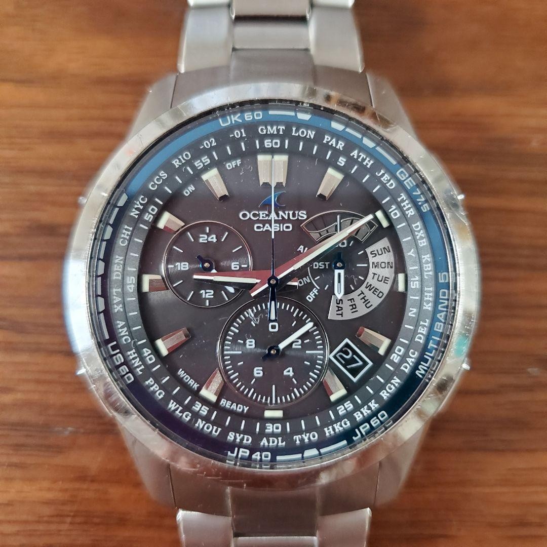 CASIO Oceanus OCW-M700 TITANIUM Men’s Watch Solar Chronograph Casual / Formal