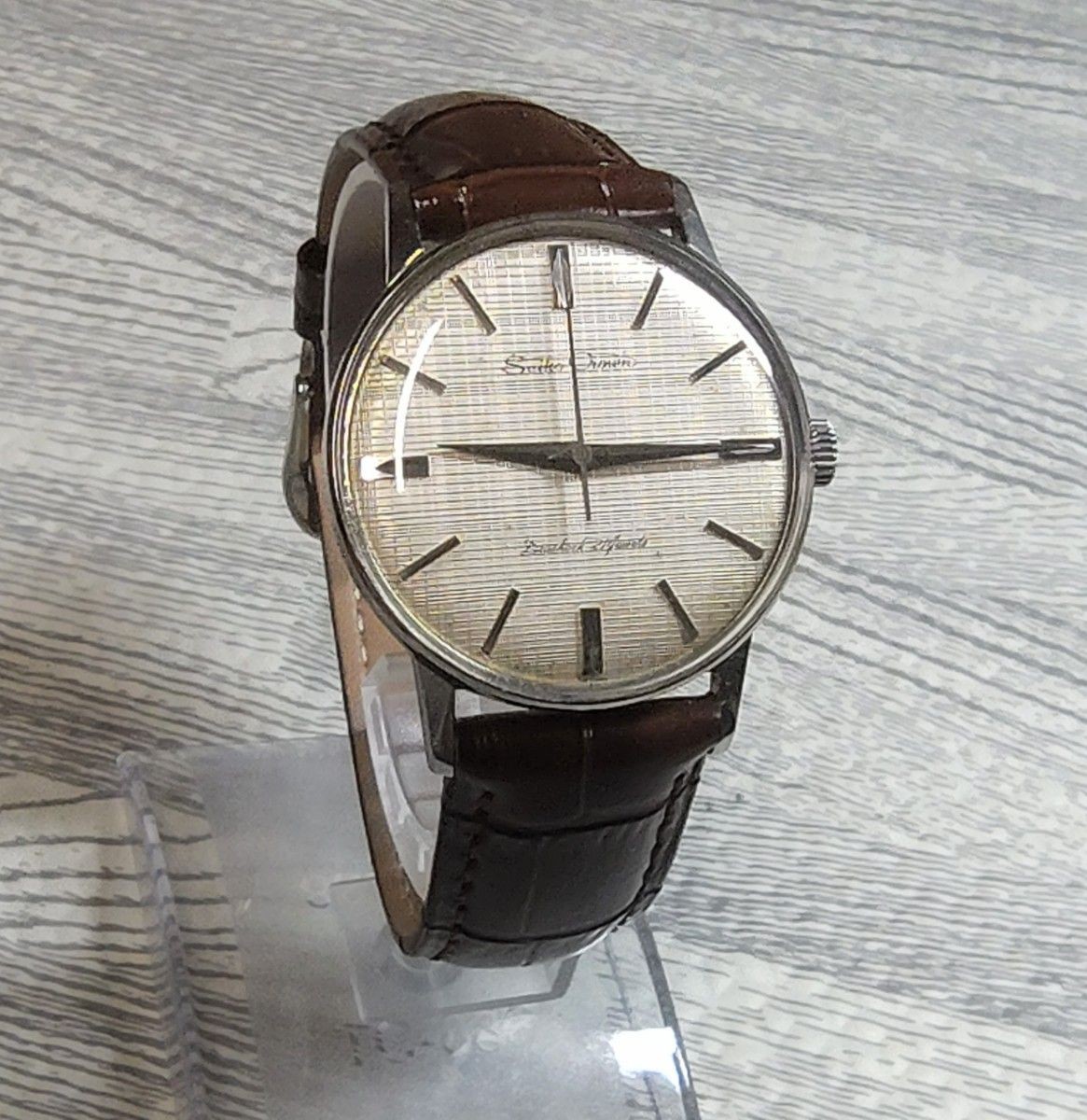 SEIKO Crown Diashock 21 Jewels Manual Used Watch