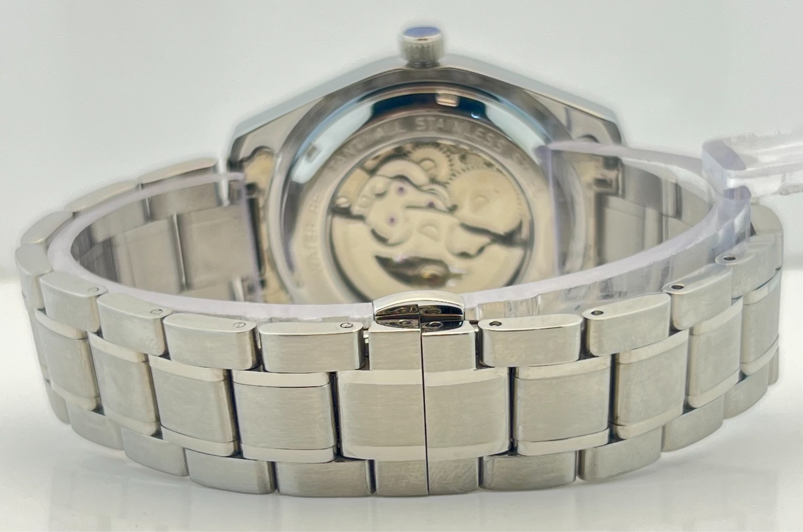 Luxurious Men’s Orient Contemporary Open Heart Automatic Green Dial Wristwatch