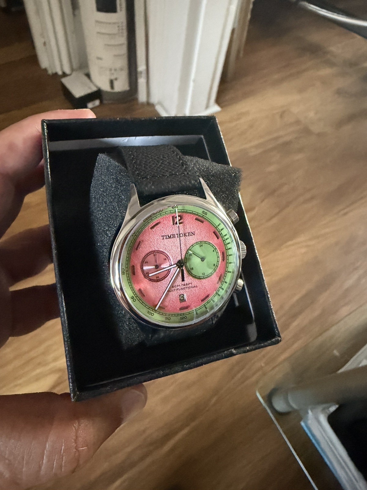 TIMETOKEN Studio underdog homage Watch Japan Miyota Watermelon Dial UK Seller