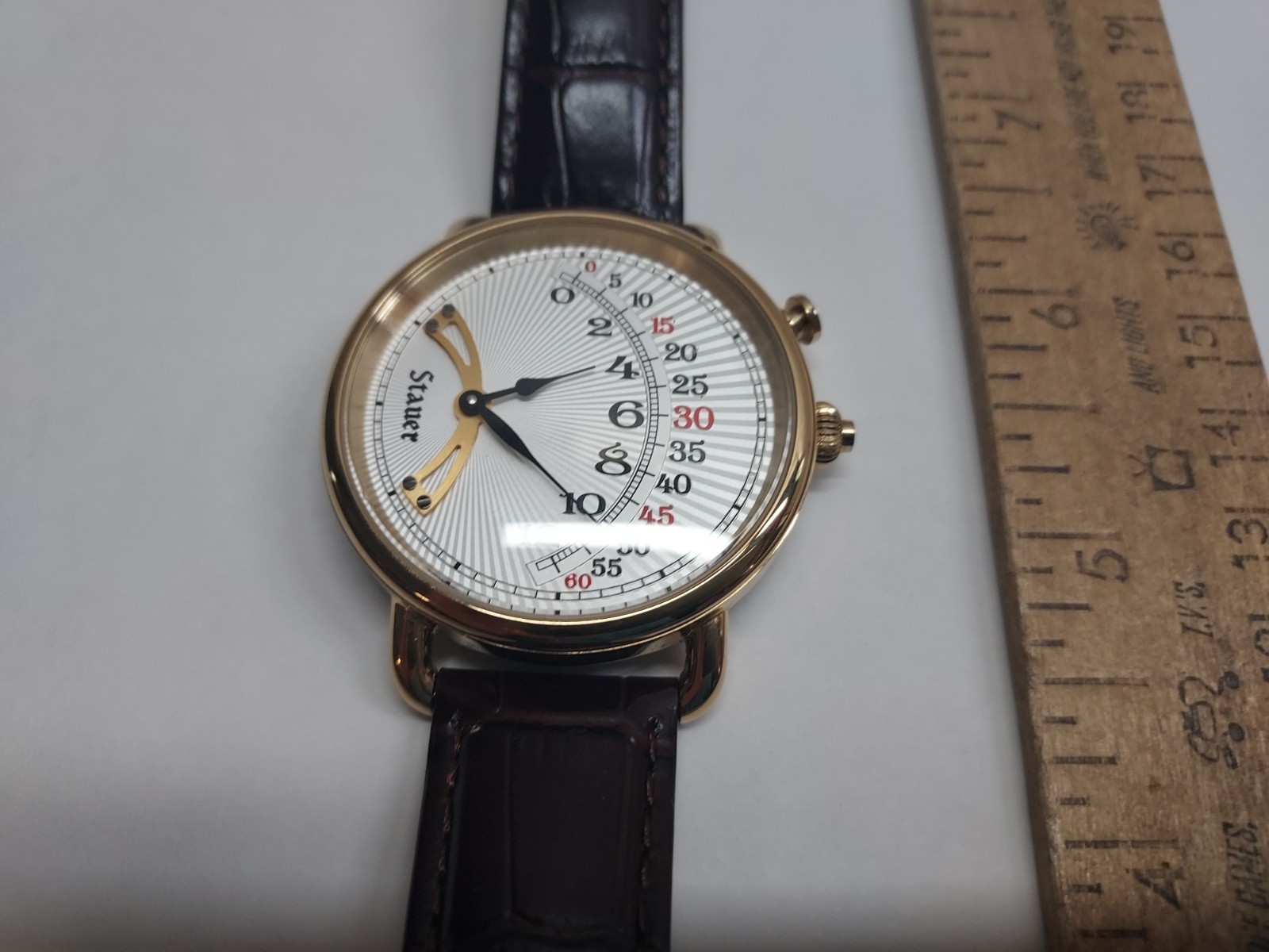 Stauer Retrograde – Man’s WRIST WATCH – QUARTZ – STAINLESS STEEN – WATER RESISTA