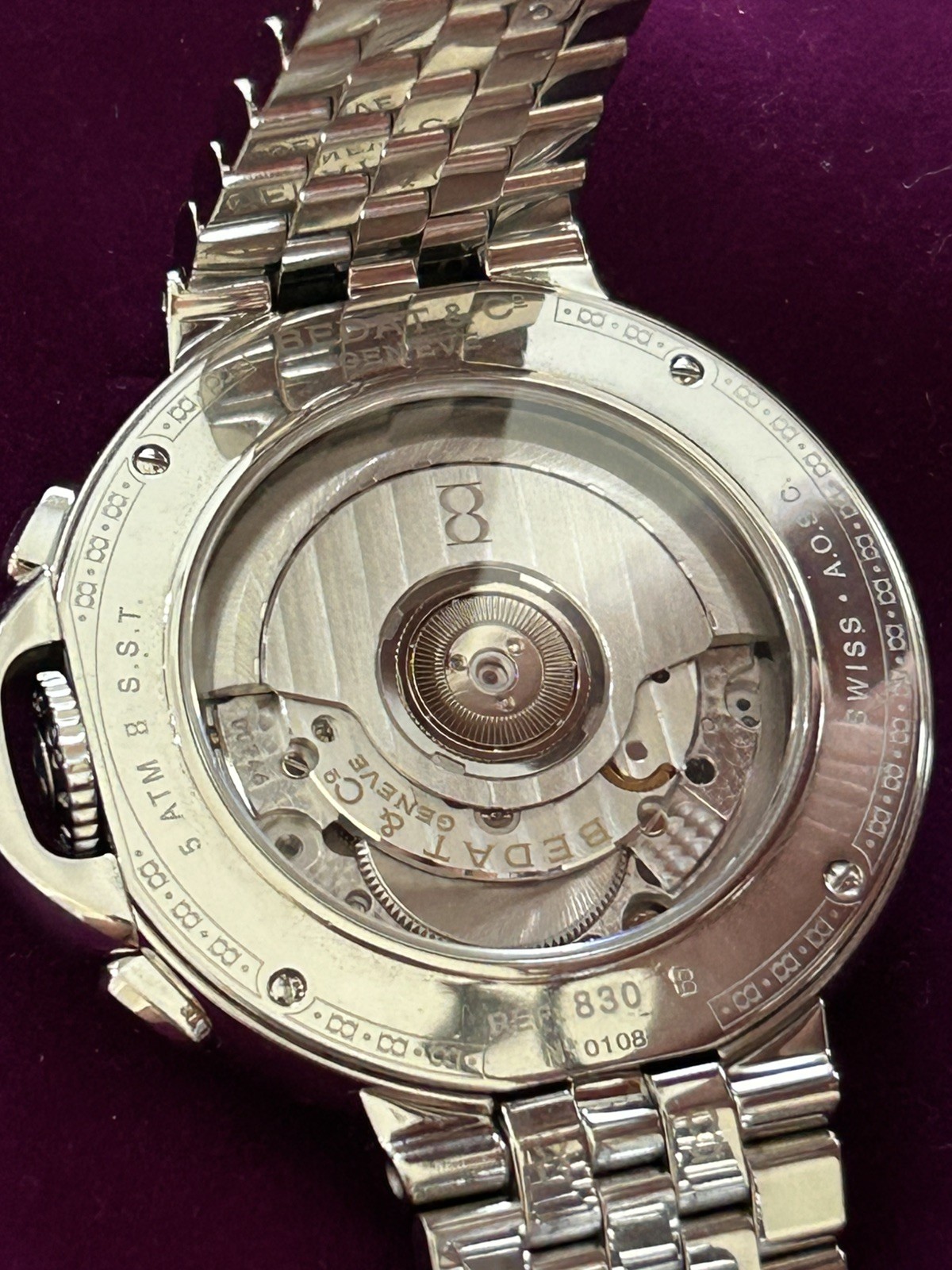 Bedat & Co Date Ref. 830 41.5mm Automatic Chronograph #W280942-1