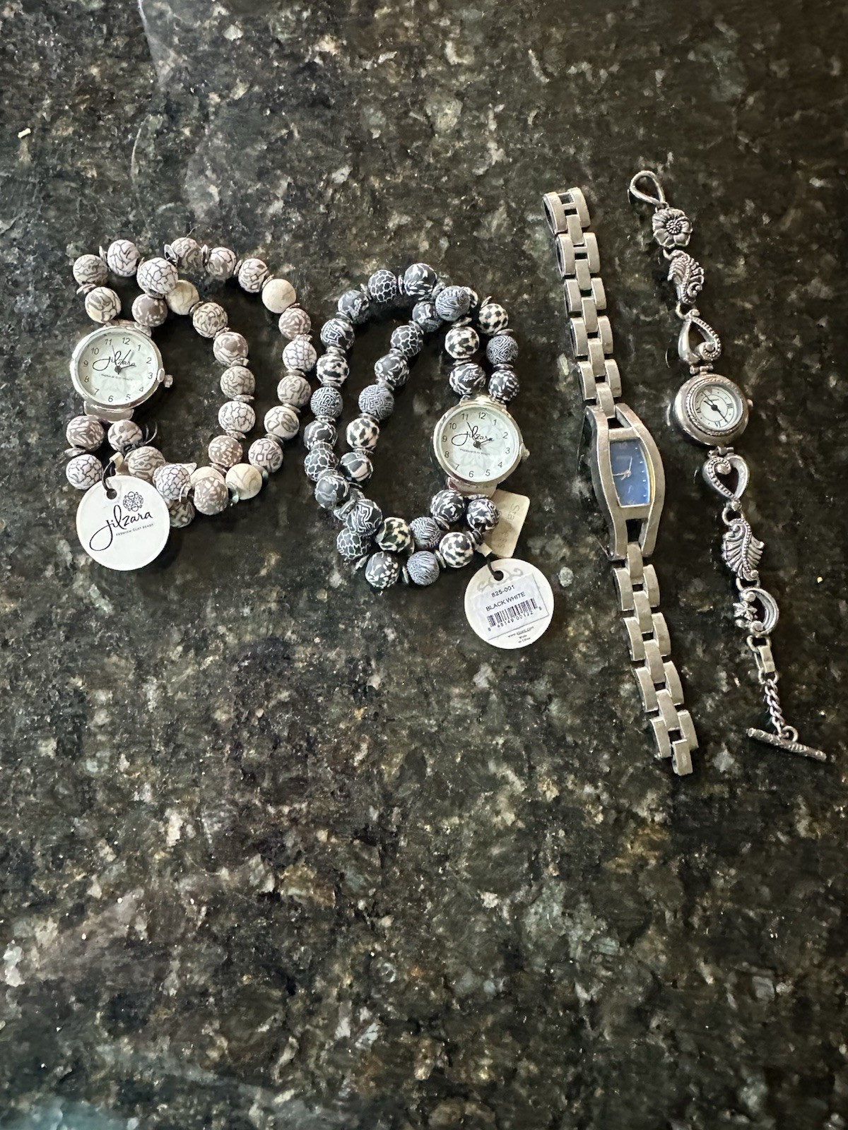 Watch Lot Fossil Brighton Others For Repair Or Parts Women’s Four Watches AS IS