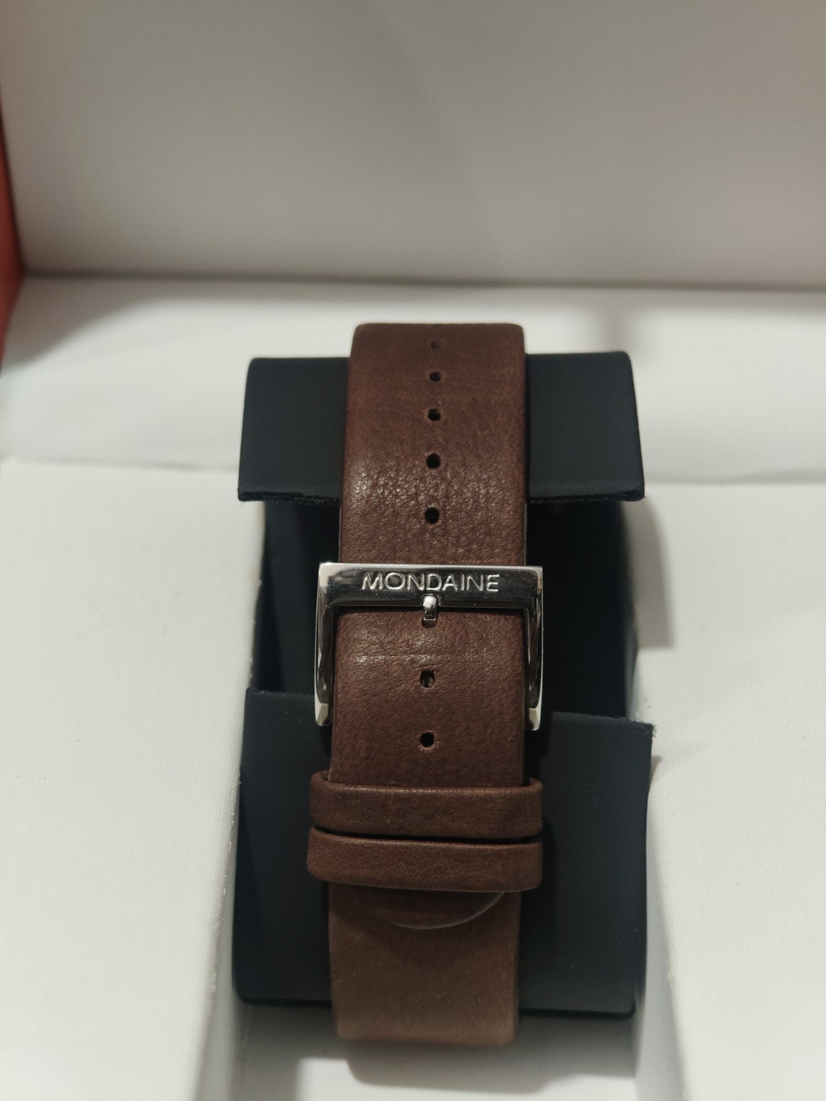 Mondaine Simply Elegant Mens Watch 41mm Brown Leather Strap SBB A638.30350.11SBG