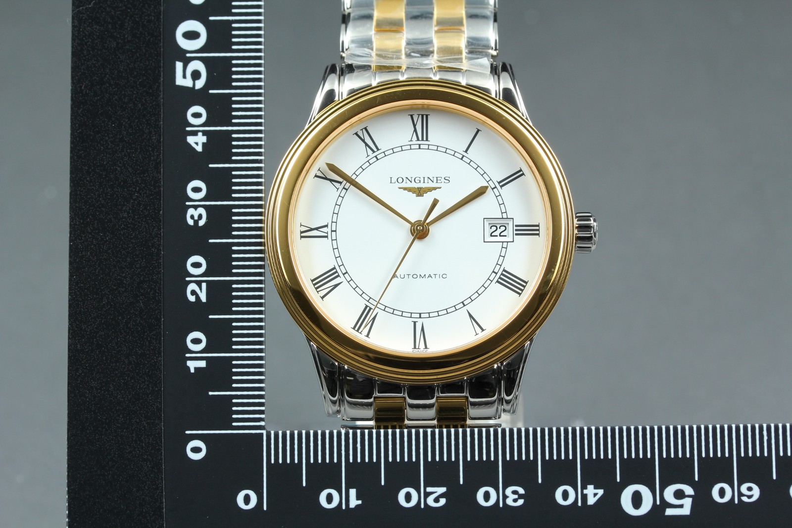 [w/Box] LONGINES Flagship L4.984.3.21.7 SS Automatic Date Swiss Made Men’s Watch