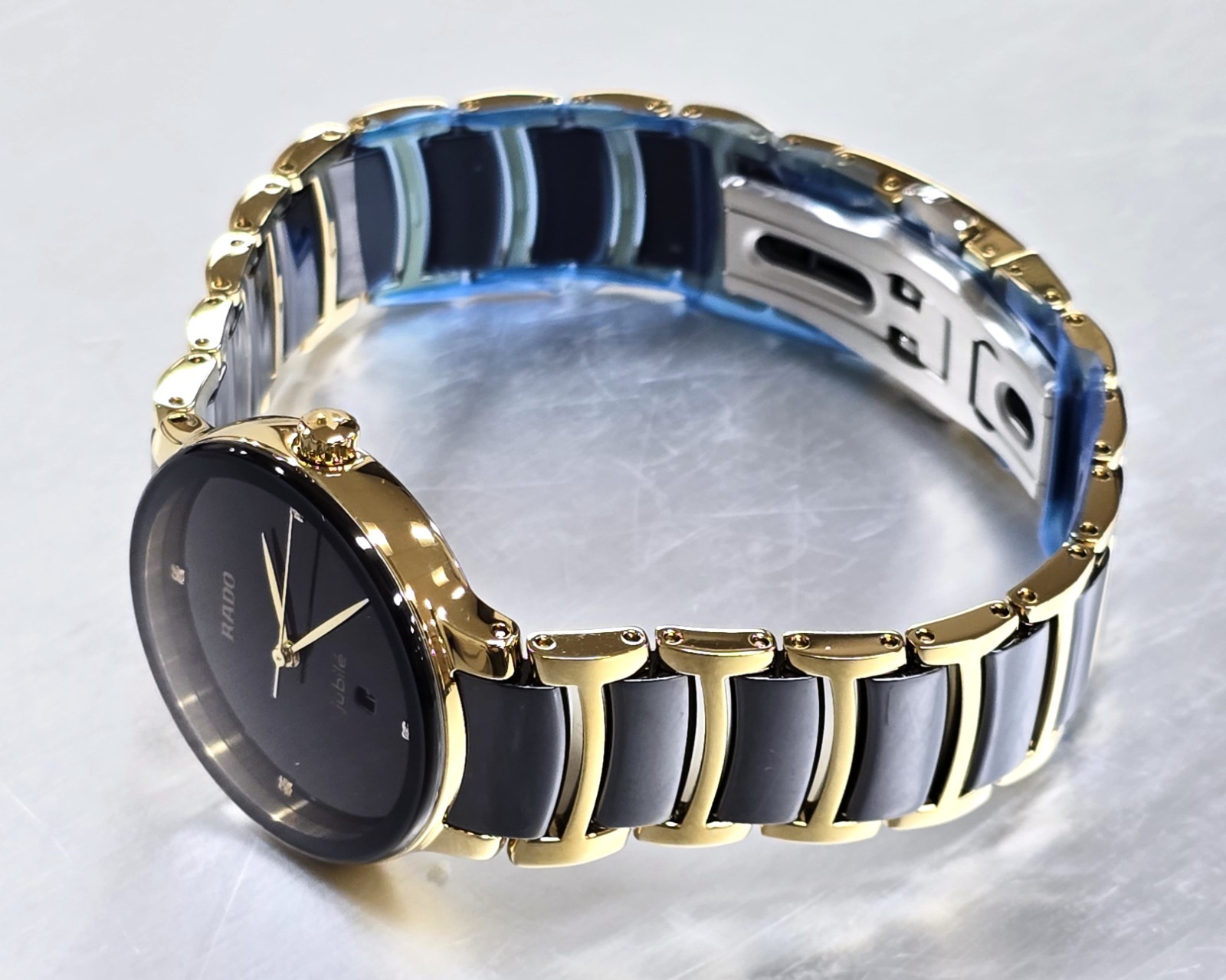 RADO Centrix Quartz Diamonds 30.5mm Two-Tone SS Women’s Watch R30025712