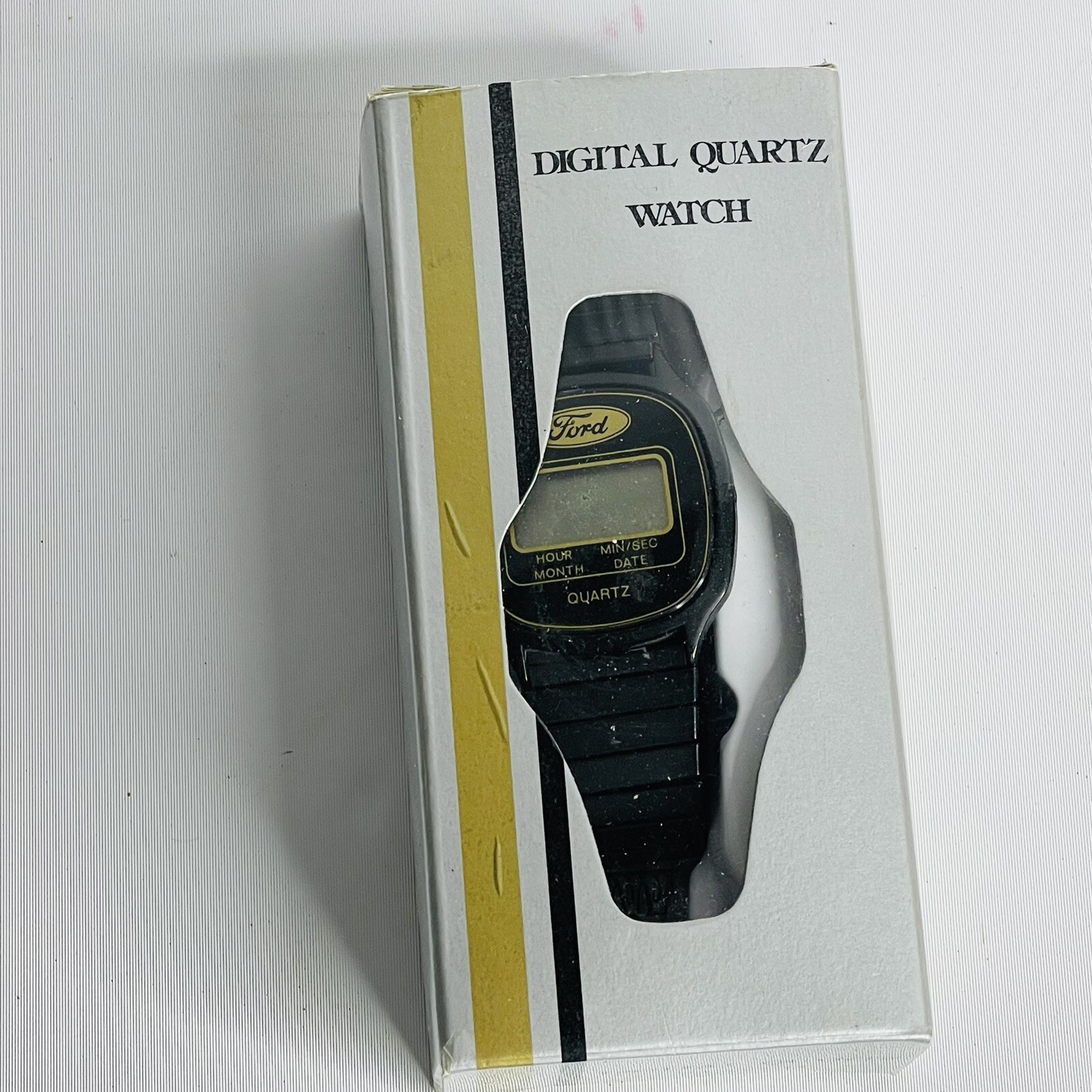 Vintage Ford Digital Quartz Watch , by RJ Roberts and Co New in Box