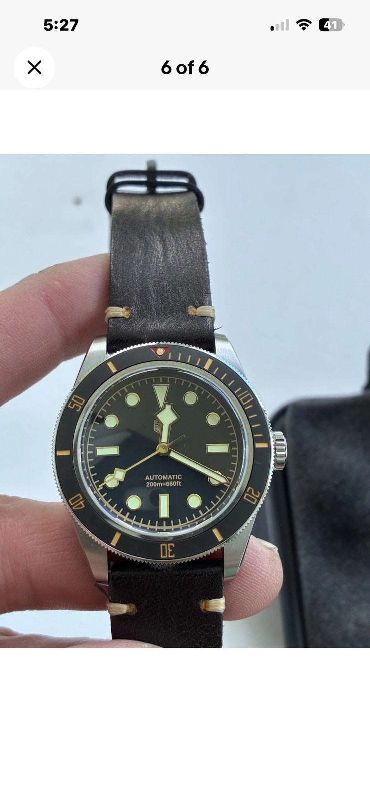 San Martin BB58 SN004 V2 Automatic 39mm Watch