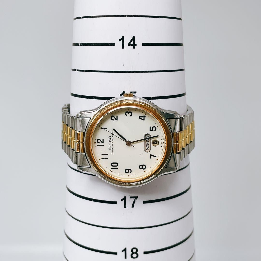 New Battery Running SEIKO Men’s Day Date Vintage 5H23 7080 SEIKO Combination Two