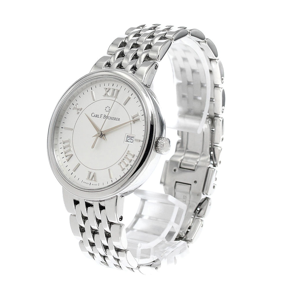 Adamabi 10314.08 Silver Automatic SS Carl Bucherer Adamavi Date Men’s Watch