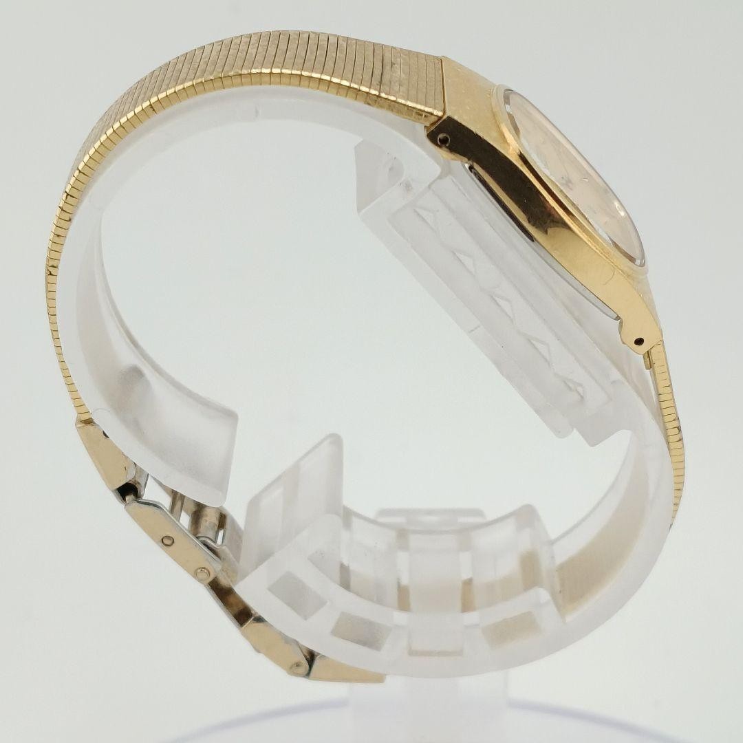 Working condition, new battery. CITIZEN gold watch, oval shape, ladies'