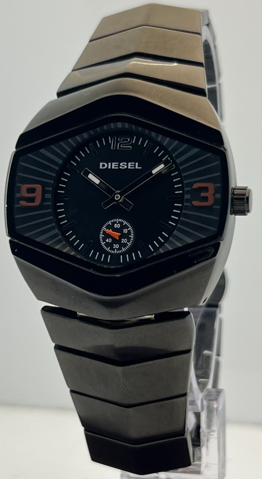Diesel Quartz Black Dial Sub Second Working Condition Men’s Wristwatch