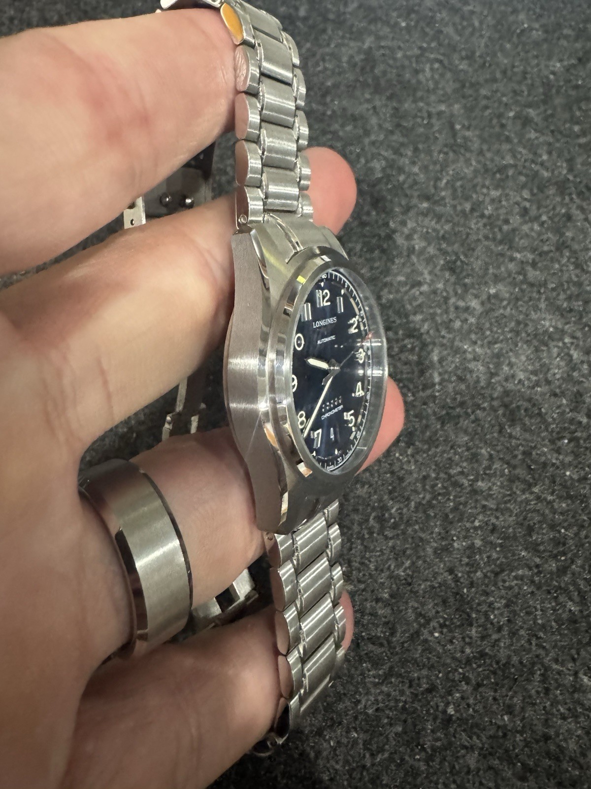 Longines Spirit 37mm Blue Men’s Watch – L3.810.4.93.6