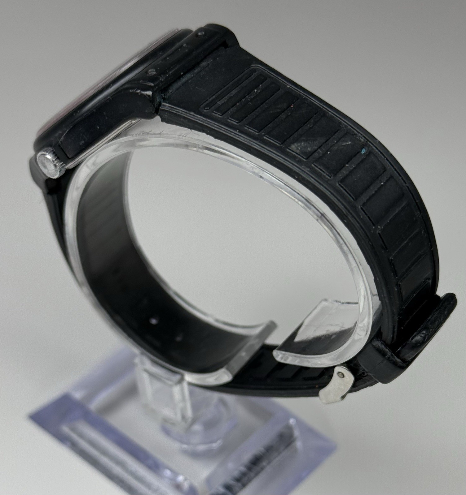 Vintage 1979 Timex Black Max Sport Quartz M Cell Wrist Watch 33mm Philippines