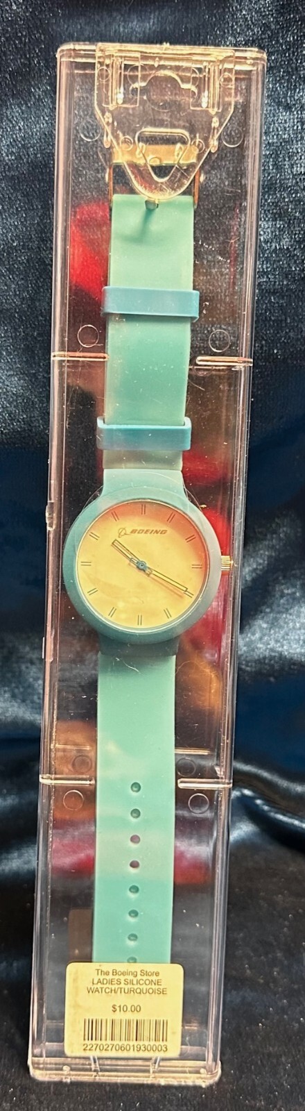 ? BOEING Quartz Unisex Watch. Blue Silicone Band. Never Worn ?