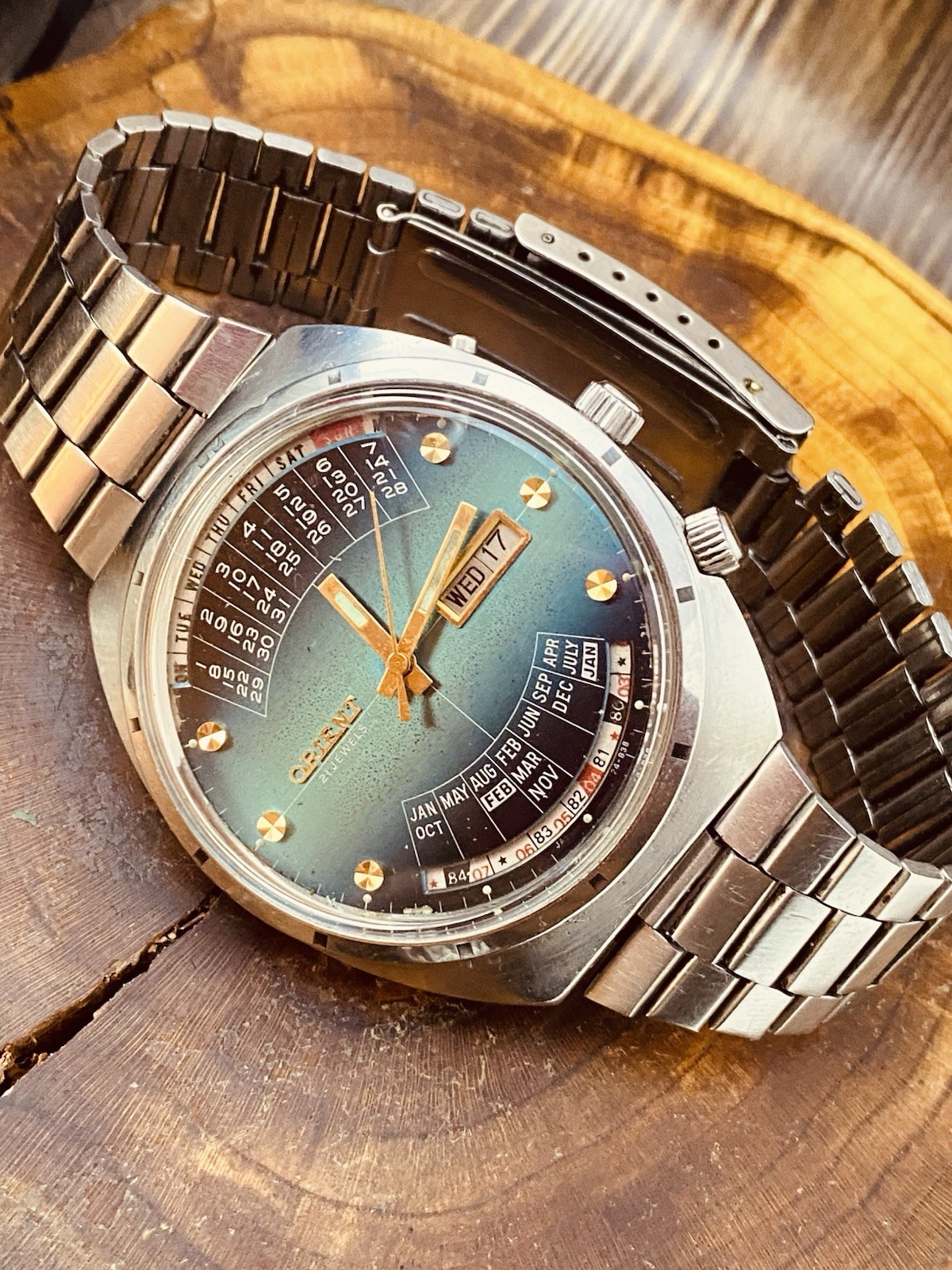Watch Orient College Perpetual Multi Year Calendar Automatic Vintage #8358