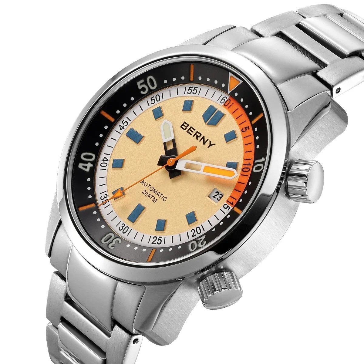 Hight Quality Diver Men’s Automatic Mechanical Luminous 20ATM Sapphire Watch
