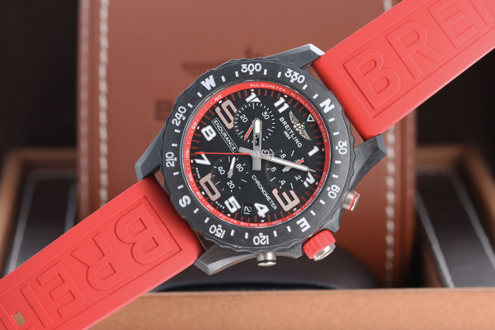 Breitling Endurance Pro Chronograph Quartz 44mm in Black Polymer, X82a310D91B1S1