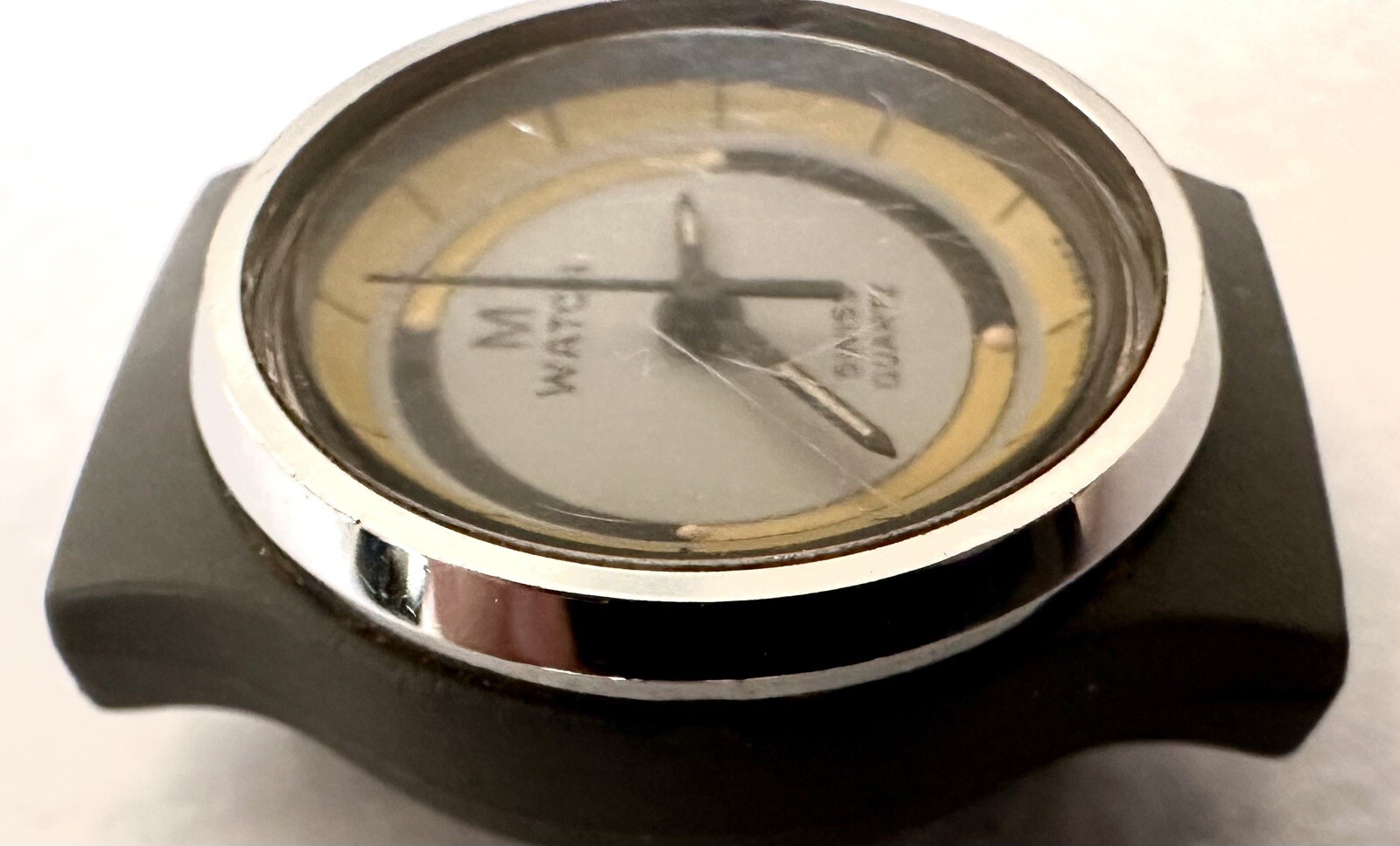 Mondaine Zurich Swiss Quartz Watch For Women M-7602.550 Watch Gray Polymer Body