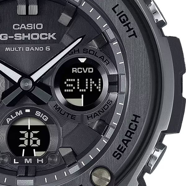 CASIO G-SHOCK G-STEEL GST-W110MS-7AJF MONOTONE Tough Solar Radio Men’s Watch