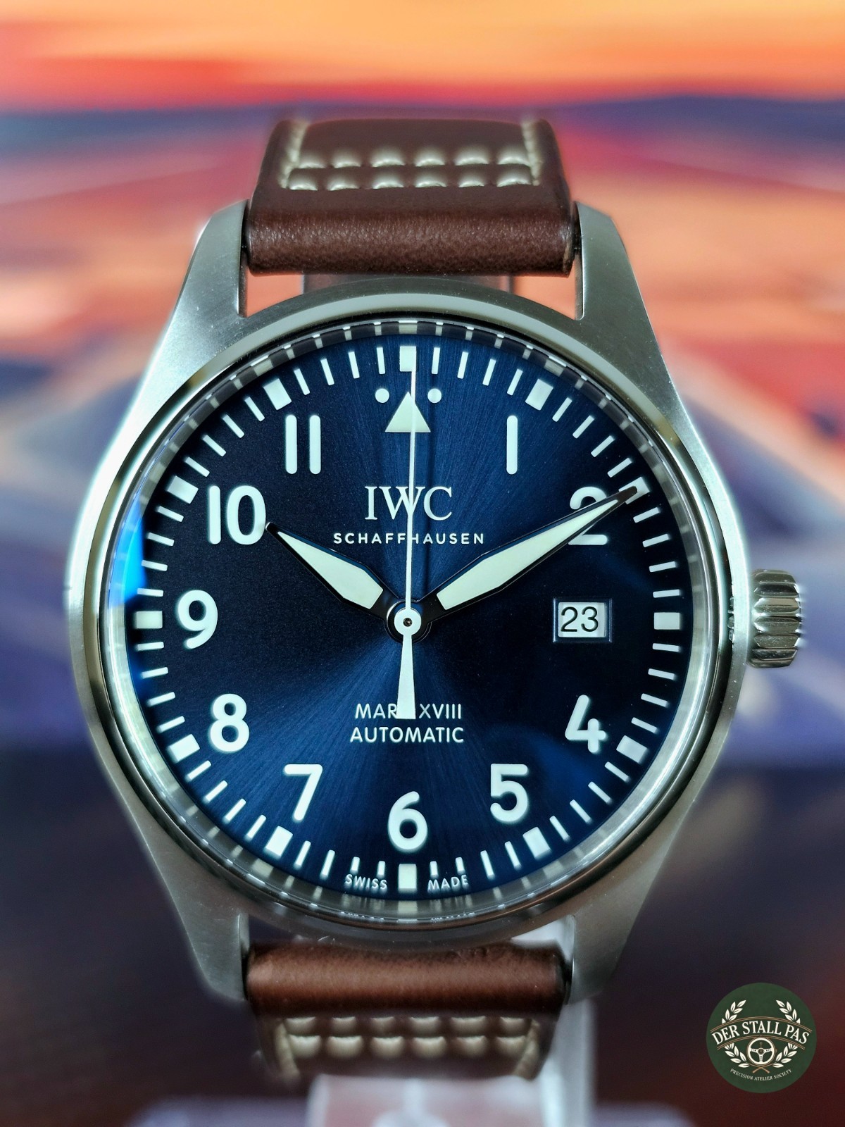 IWC Pilot’s Watch Blue Men’s Watch – IW327010 – “Le Petit Prince” – B+P+Strap