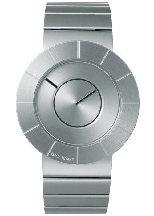 ISSEY MIYAKE TO Tio Yoshioka Tokujin design NY0N001 Silver Men Watch with Box