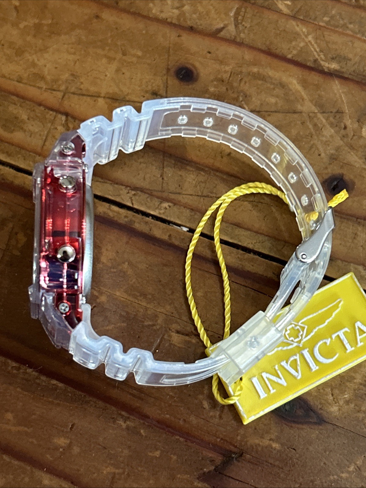 Activa X Invicta Men’s Digital Watch Clear Red, ACW424-009 44.4mm