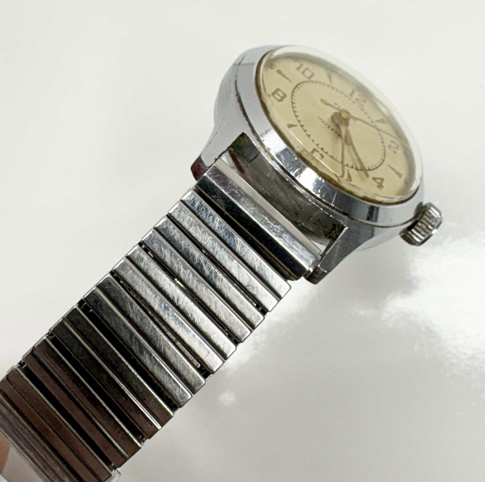 Timex Marlin 1950’s US Time Mens Watch Dust-proof Waterproof Vintage Chrome
