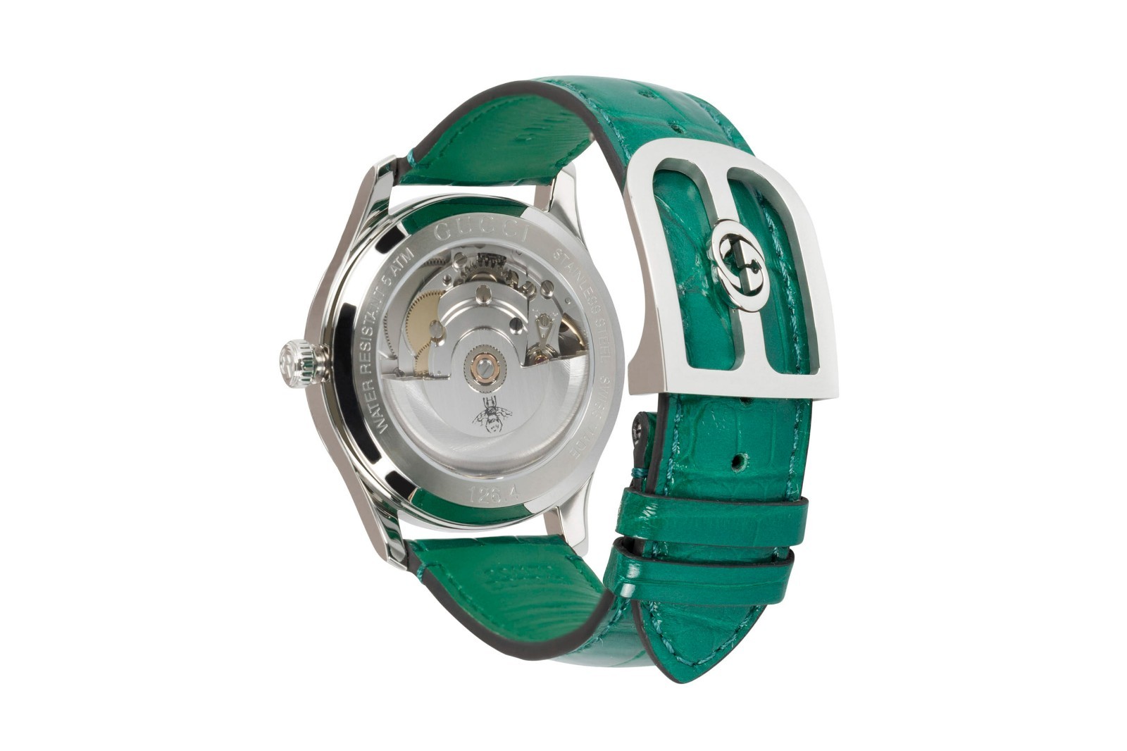 Gucci Women’s G-Timeless Automatic Watch 38mm Green Malachite Dial (YA1264213)